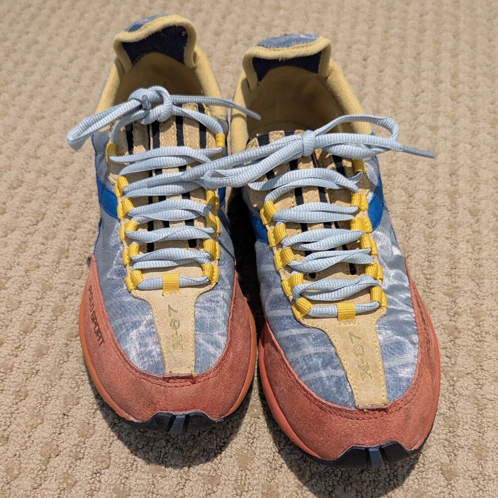 Polo Sport Ralph Lauren X-67 Lace Up Sneakers Multicolor Womens Size 9.5
